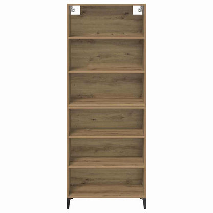 Highboard Artisan-Eiche 69,5 x 34 x 180 cm Holzwerkstoff