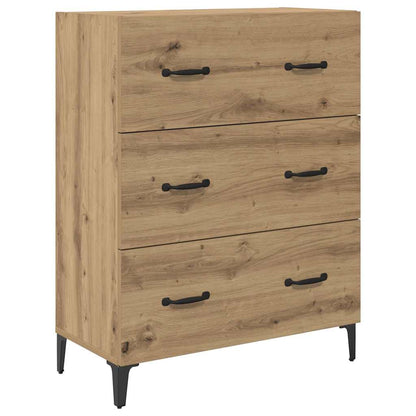 vidaXL Highboard Artisan-Eiche 69,5 x 34 x 180 cm Holzwerkstoff