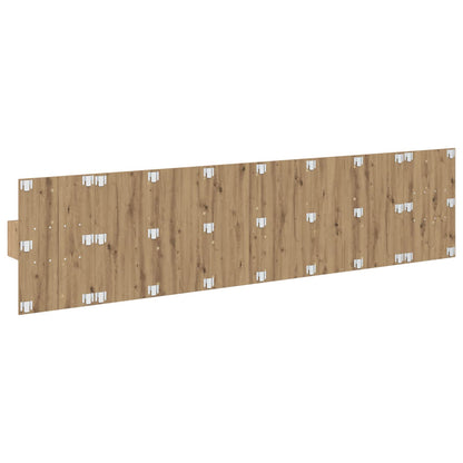Kopfteil mit Schrank 3 pcs Artisan-Eiche Holzwerkstoff