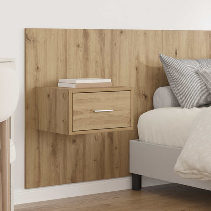 vidaXL Kopfteil mit Schrank 3 pcs Artisan-Eiche Holzwerkstoff