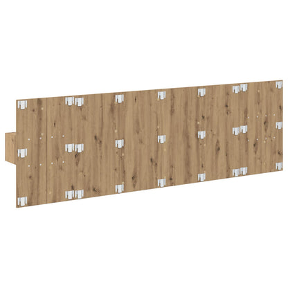vidaXL Kopfteil mit Schrank 3 pcs Artisan-Eiche Holzwerkstoff