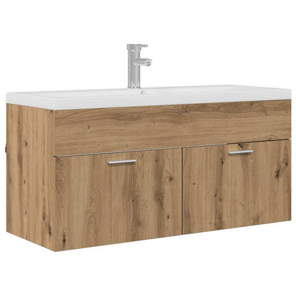 Badezimmerschrank Wandmontiert Artisan-Eiche 100 x 38,5 x 46 cm