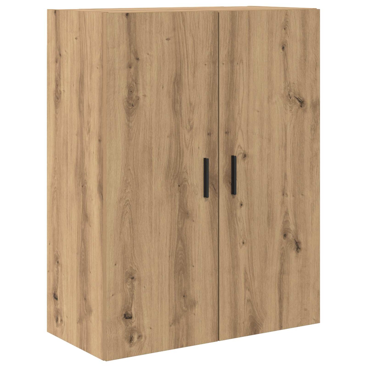 vidaXL Highboard 2 pcs Artisan-Eiche Engineered Wood und Glas