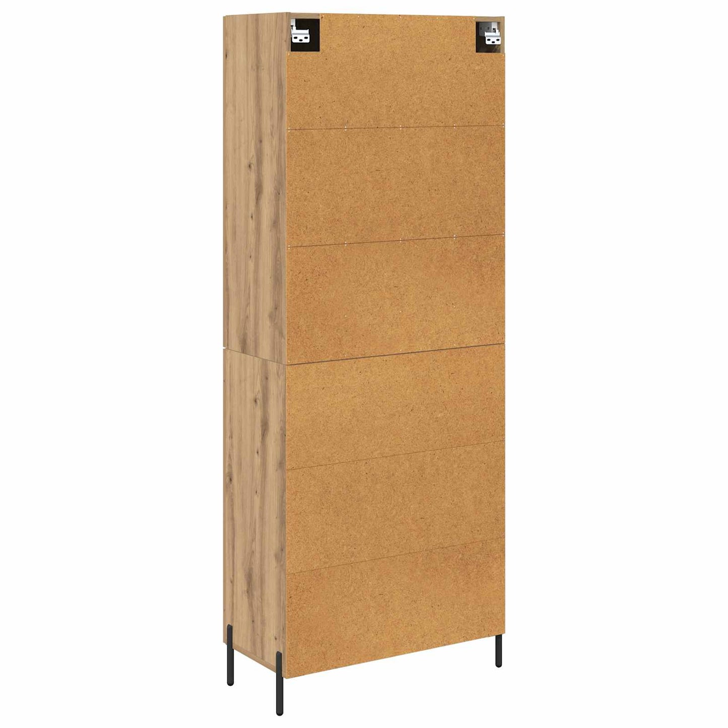 vidaXL Highboard Artisan-Eiche 69,5 x 34 x 180 cm Holzwerkstoff