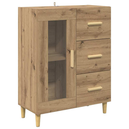Highboard Artisan-Eiche 69,5 x 34 x 180 cm Holzwerkstoff
