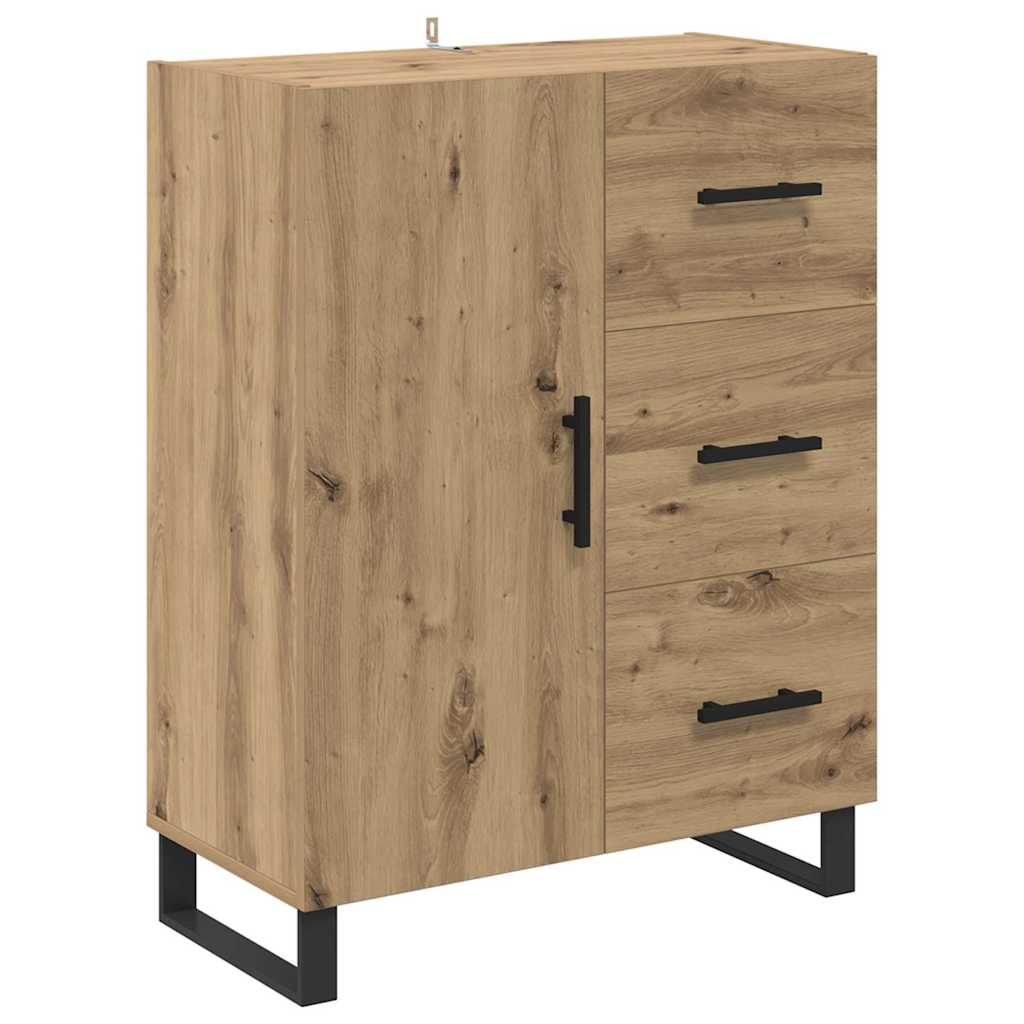 Highboard Artisan-Eiche 69,5 x 34 x 180 cm Holzwerkstoff