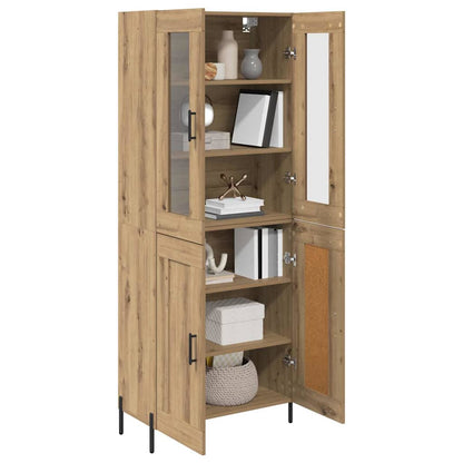 Highboard Artisan-Eiche 69,5 x 34 x 180 cm Holzwerkstoff