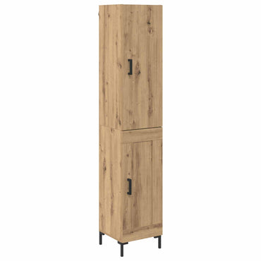 vidaXL Highboard Artisan-Eiche 69,5 x 34 x 180 cm Holzwerkstoff