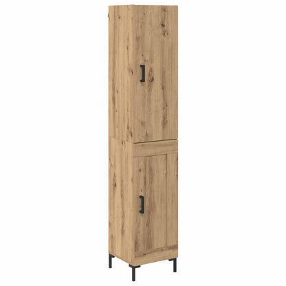 vidaXL Highboard Artisan-Eiche 69,5 x 34 x 180 cm Holzwerkstoff