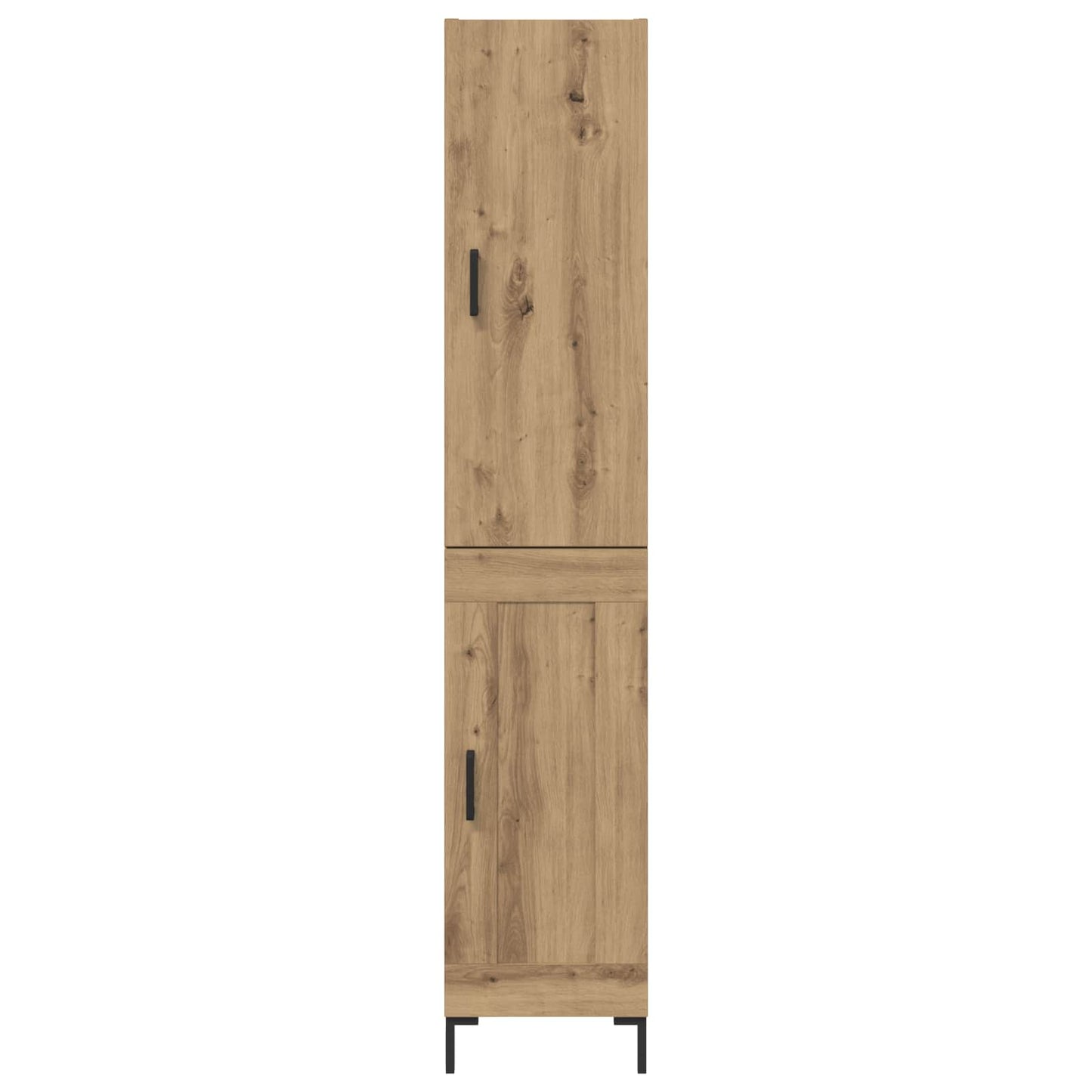 vidaXL Highboard Artisan-Eiche 69,5 x 34 x 180 cm Holzwerkstoff