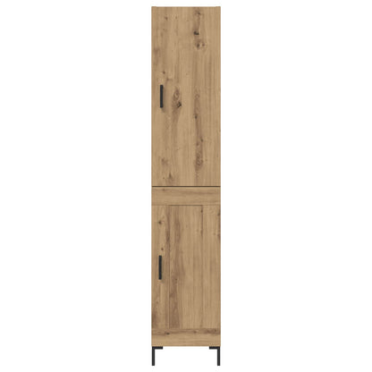 vidaXL Highboard Artisan-Eiche 69,5 x 34 x 180 cm Holzwerkstoff