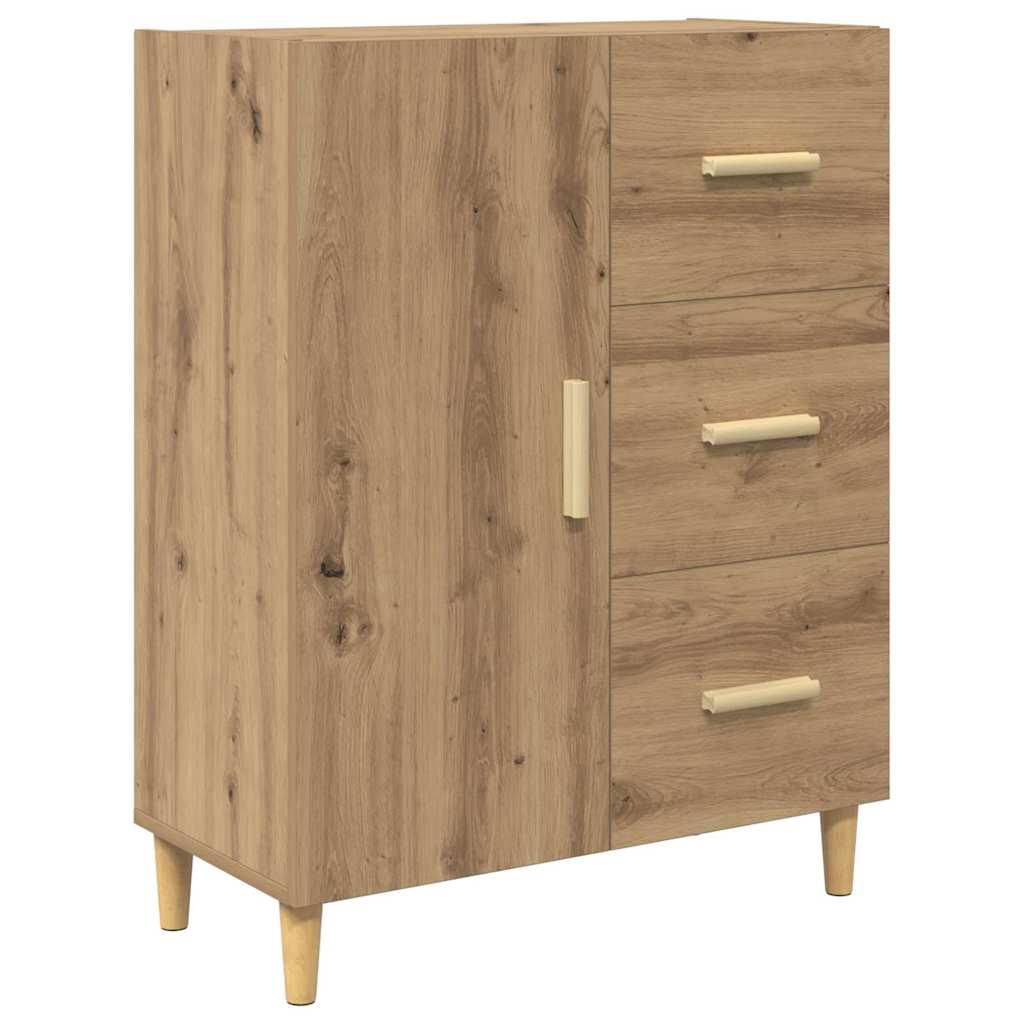 vidaXL Highboard Artisan-Eiche 69,5 x 34 x 180 cm Holzwerkstoff