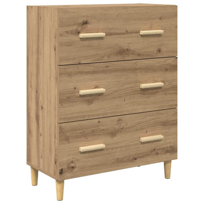 vidaXL Highboard avec tiroirs chêne artisan 69,5 x 34 x 180 cm