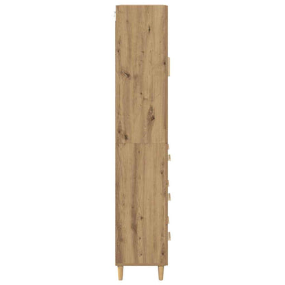 vidaXL Highboard avec tiroirs chêne artisan 69,5 x 34 x 180 cm