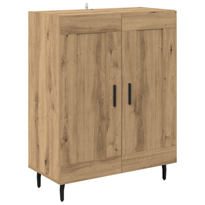 vidaXL Buffet haut chêne artisanal 69,5 x 34 x 180 cm