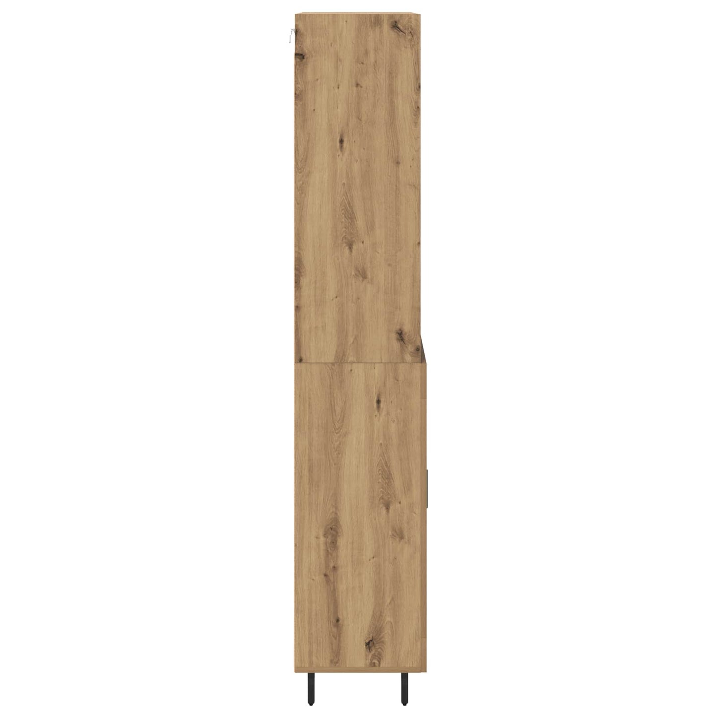 vidaXL Buffet haut chêne artisanal 69,5 x 34 x 180 cm