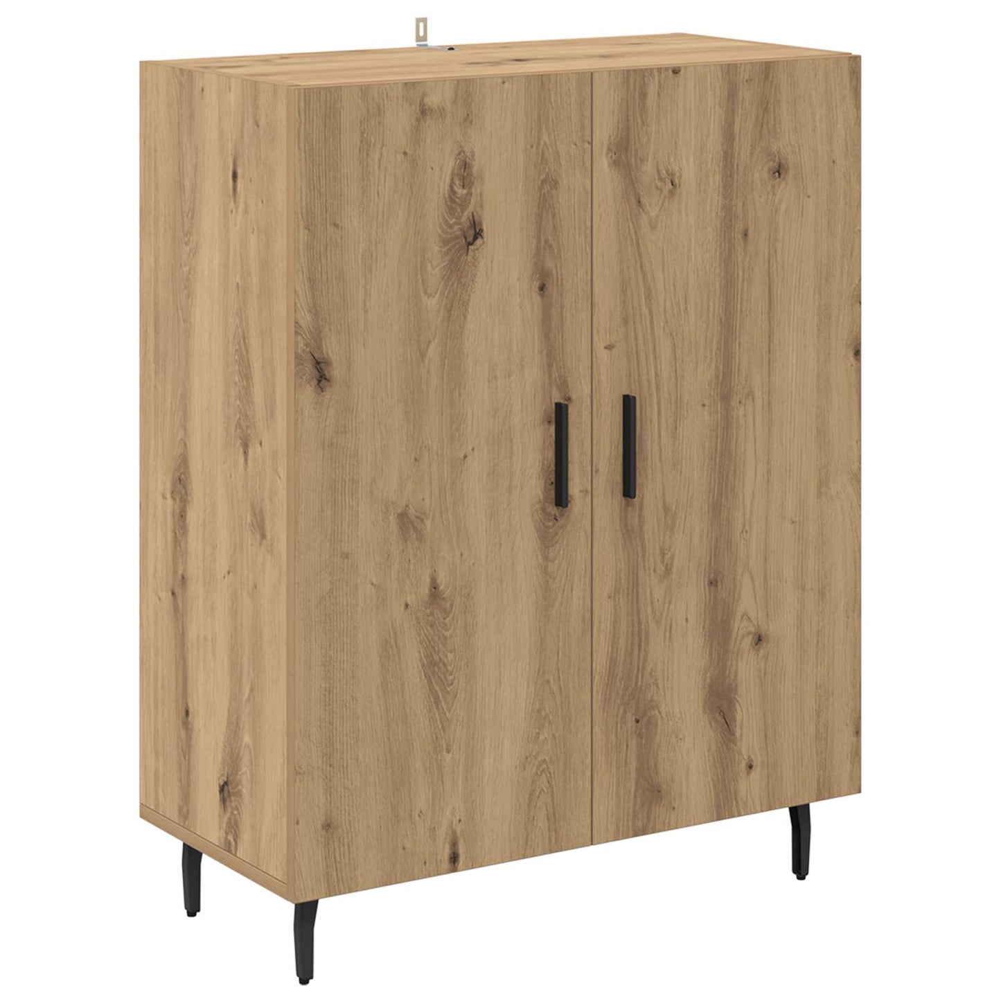 vidaXL Meuble haut 2 pcs Chêne artisaniel Bois d'ingénierie