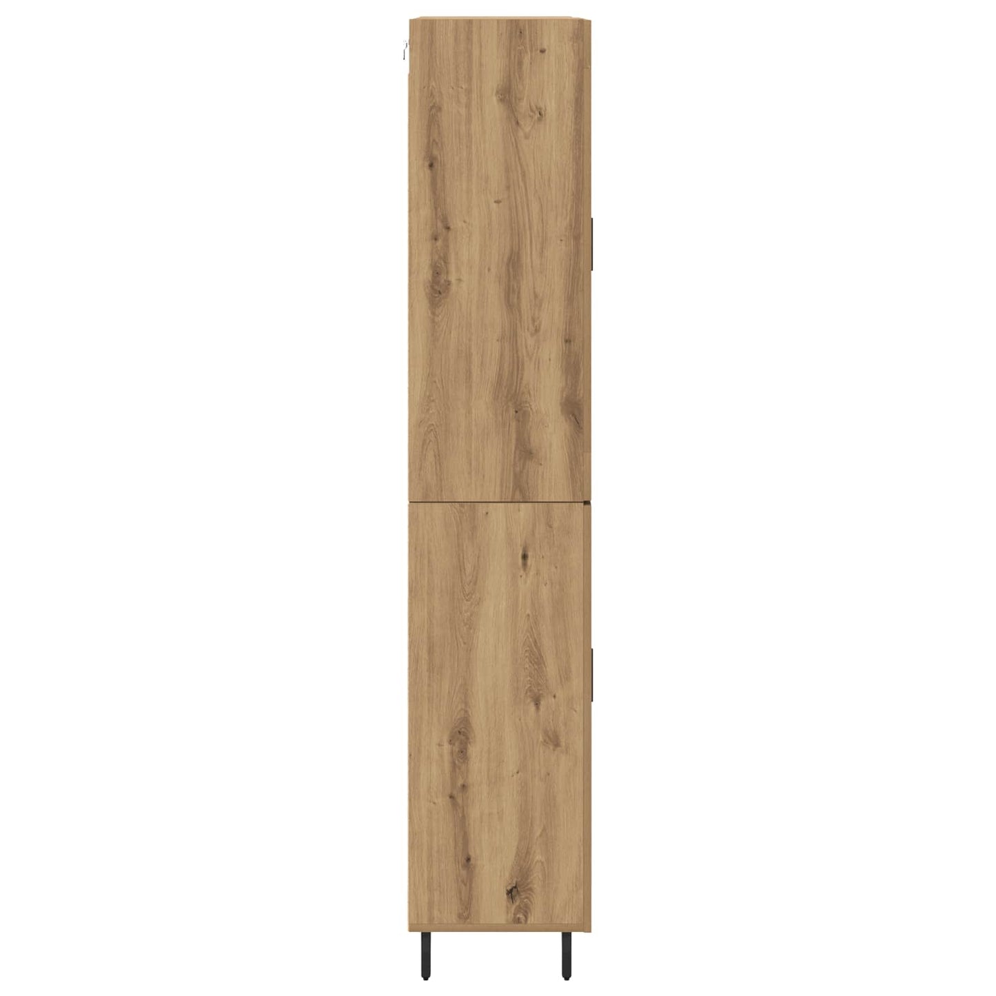 vidaXL Meuble haut 2 pcs Chêne artisaniel Bois d'ingénierie