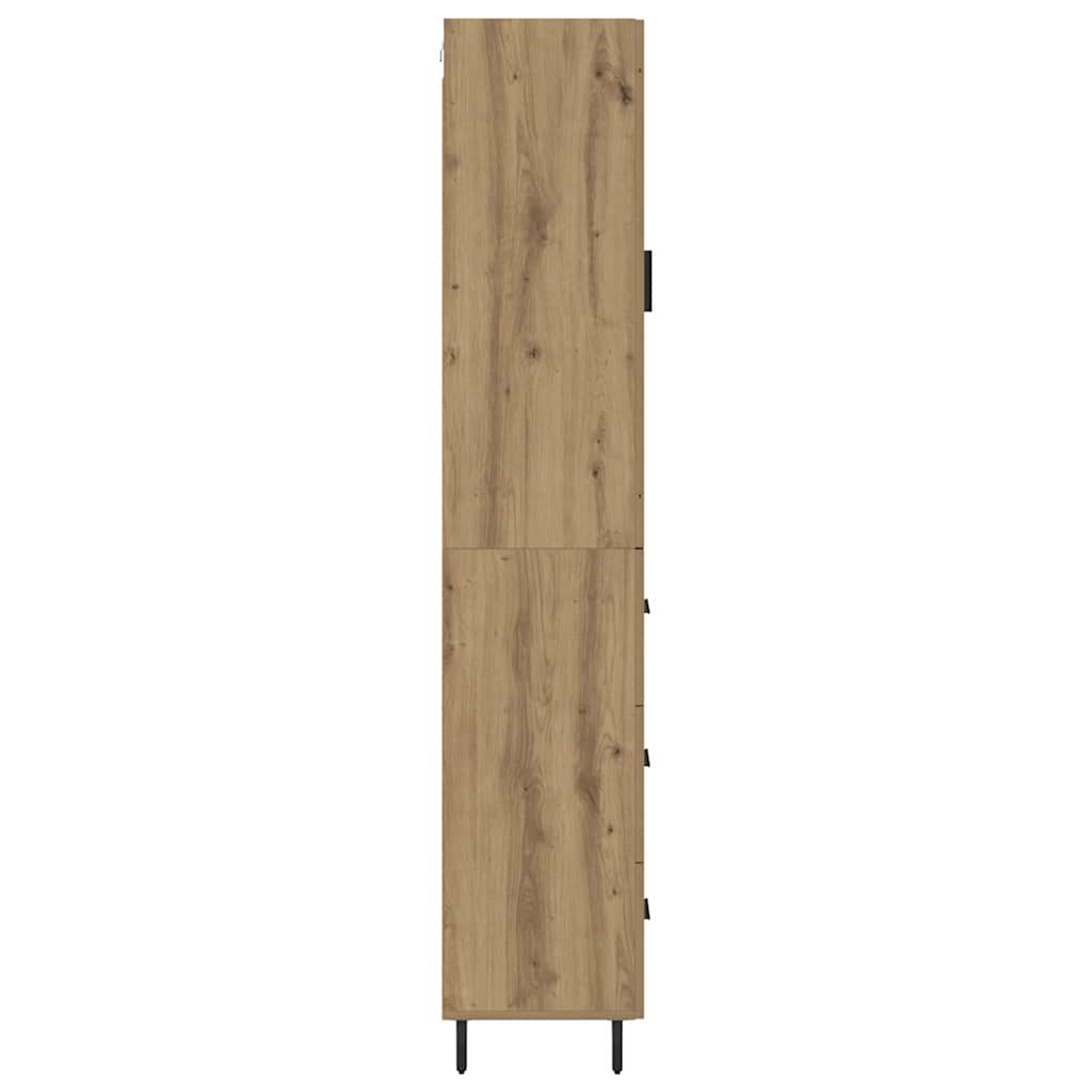Highboard Artisan-Eiche 34,5 x 34 x 180 cm Holzwerkstoff