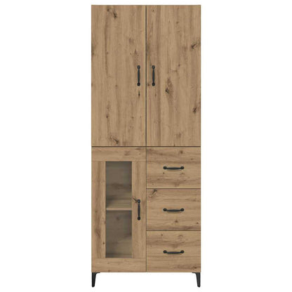 Highboard Artisan-Eiche 69,5 x 34 x 180 cm Holzwerkstoff