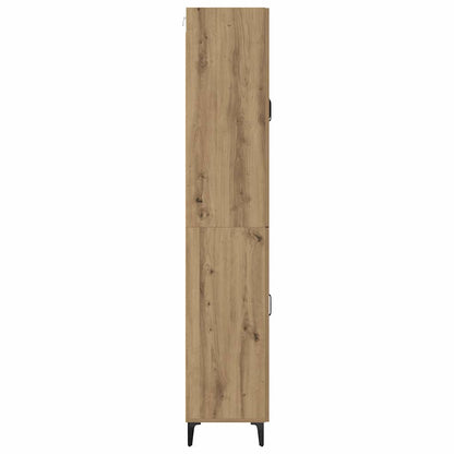 Highboard Artisan-Eiche 69,5 x 34 x 180 cm Holzwerkstoff