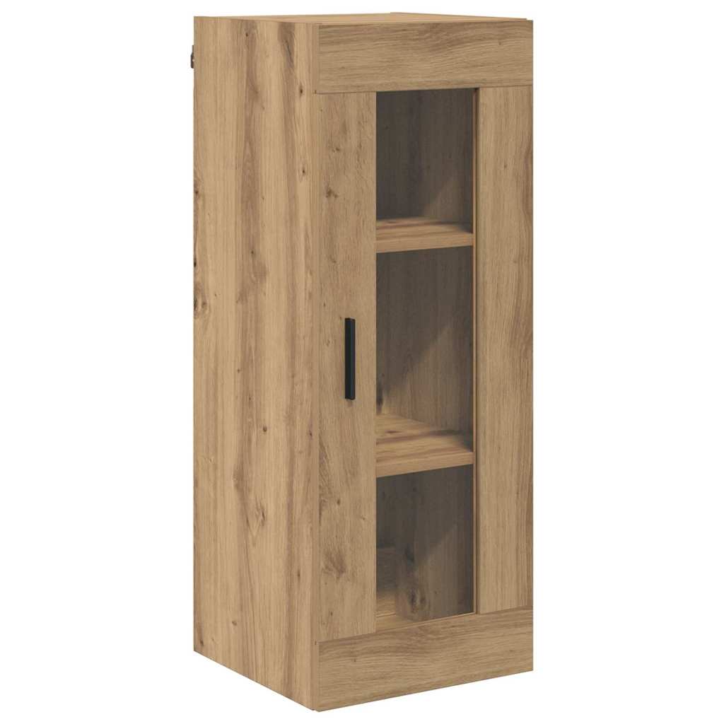 vidaXL Buffet haut chêne artisan 34,5 x 34 x 180 cm bois d'ingénierie