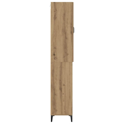 vidaXL Highboard Artisan-Eiche 69,5 x 34 x 180 cm Holzwerkstoff