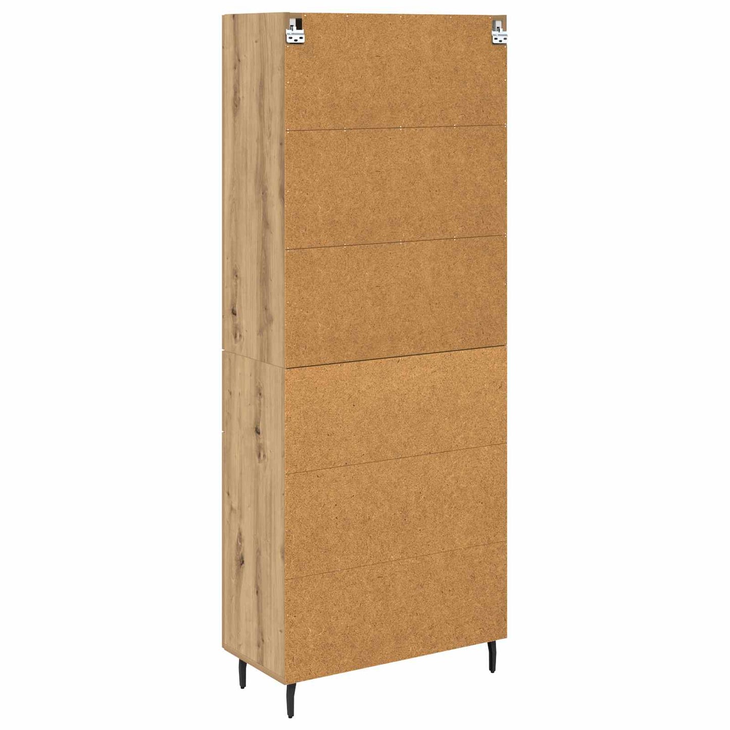 vidaXL Buffet haut avec tiroirs 2 pcs Chêne Artisan Bois d'ingénierie