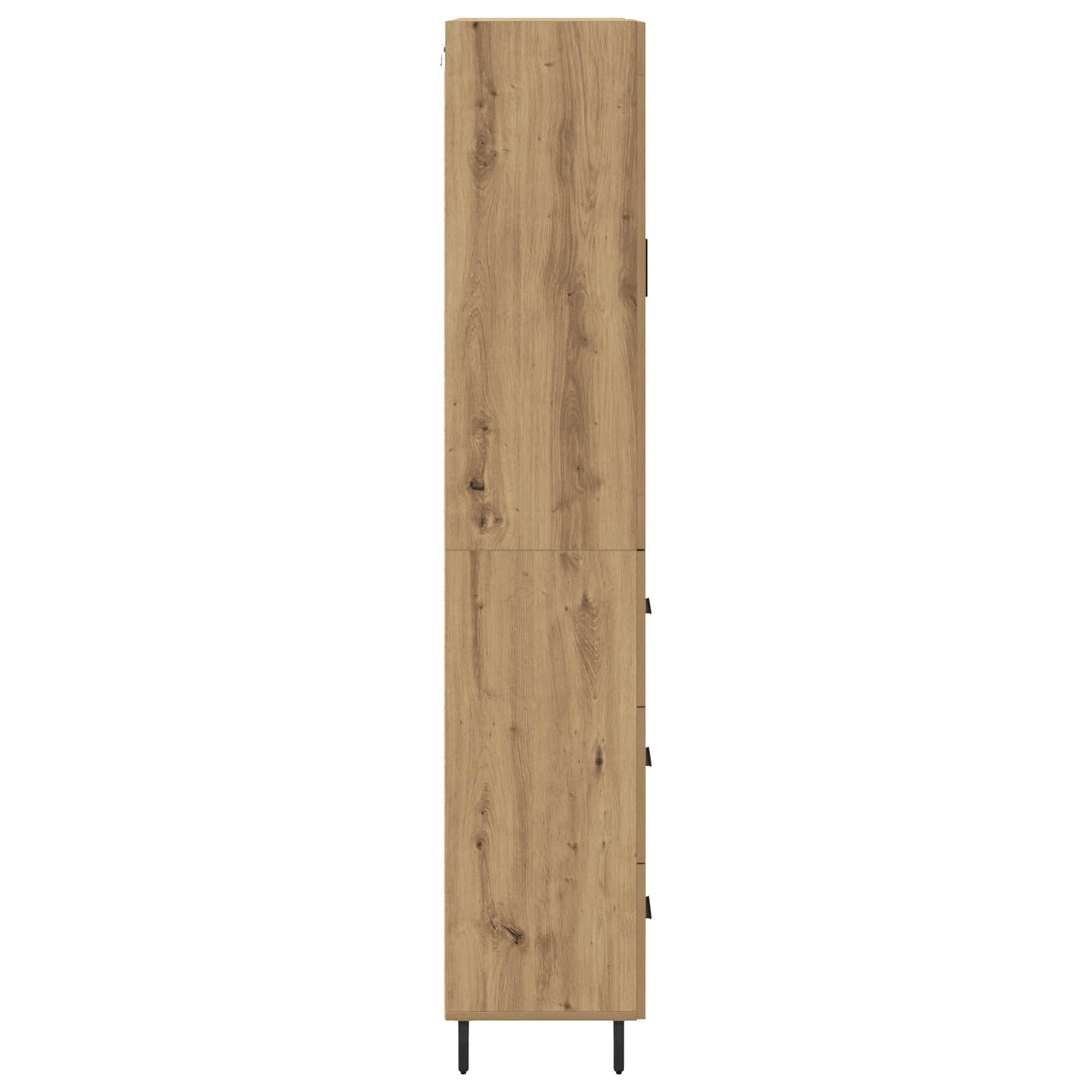 vidaXL Buffet haut avec tiroirs 2 pcs Chêne Artisan Bois d'ingénierie