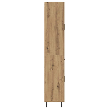 Highboard mit Schubladen 2 pcs Artisan-Eiche Holzwerkstoff