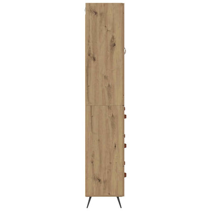 Highboard Artisan-Eiche 69,5 x 34 x 180 cm Holzwerkstoff