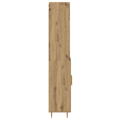 vidaXL Highboard Artisan-Eiche 69,5 x 34 x 180 cm Holzwerkstoff