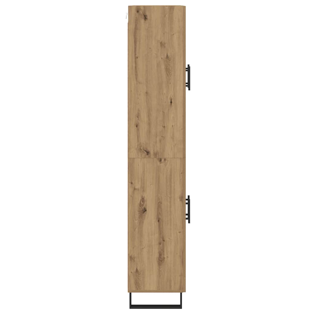 vidaXL Highboard 2 pcs Artisan-Eiche 69,5 x 34 x 180 cm
