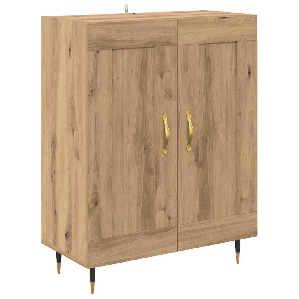 vidaXL Highboard Artisan-Eiche 69,5 x 34 x 180 cm Holzwerkstoff