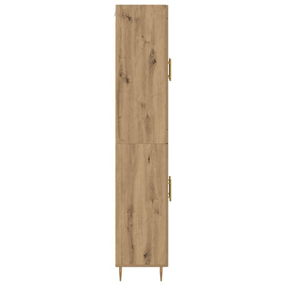 vidaXL Highboard 2 pcs Artisan-Eiche Holzwerkstoff