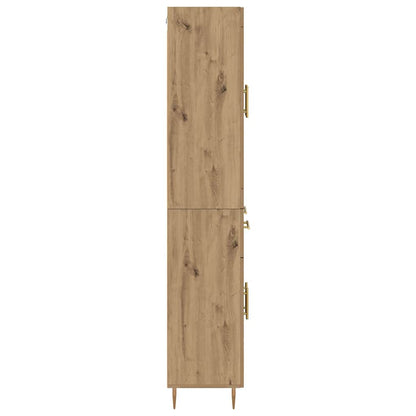vidaXL Highboard mit Schubladen 2 pcs Artisan-Eiche Holzwerkstoff