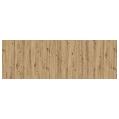 vidaXL Kopfteil mit Schrank 3 pcs Artisan-Eiche Holzwerkstoff