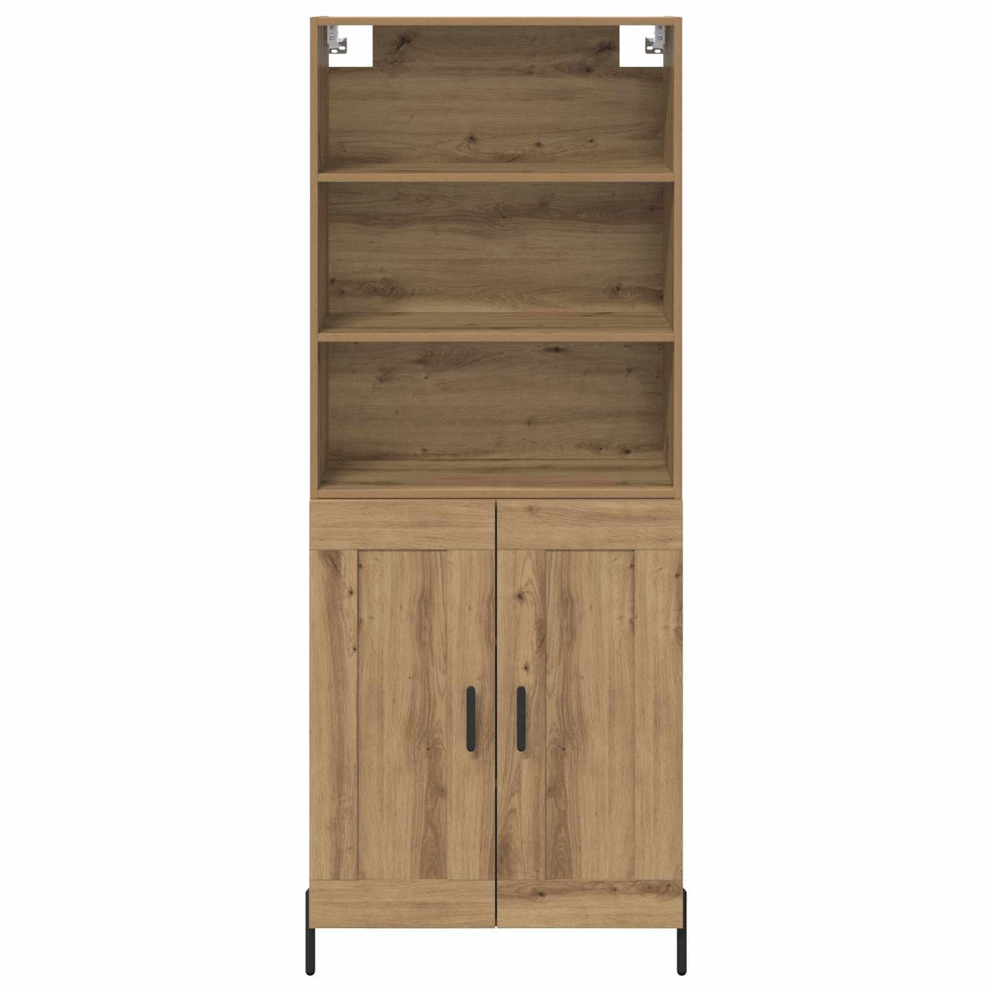 vidaXL Highboard Artisan-Eiche 69,5 x 32,5 x 180 cm Holzwerkstoff