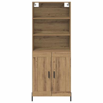 vidaXL Highboard Artisan-Eiche 69,5 x 32,5 x 180 cm Holzwerkstoff