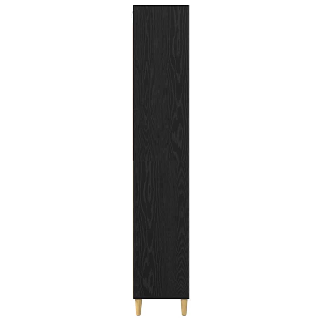 vidaXL Highboard Schwarz Eichen-Optik 69,5 x 32,5 x 180 cm