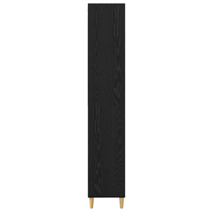 vidaXL Highboard Schwarz Eichen-Optik 69,5 x 32,5 x 180 cm