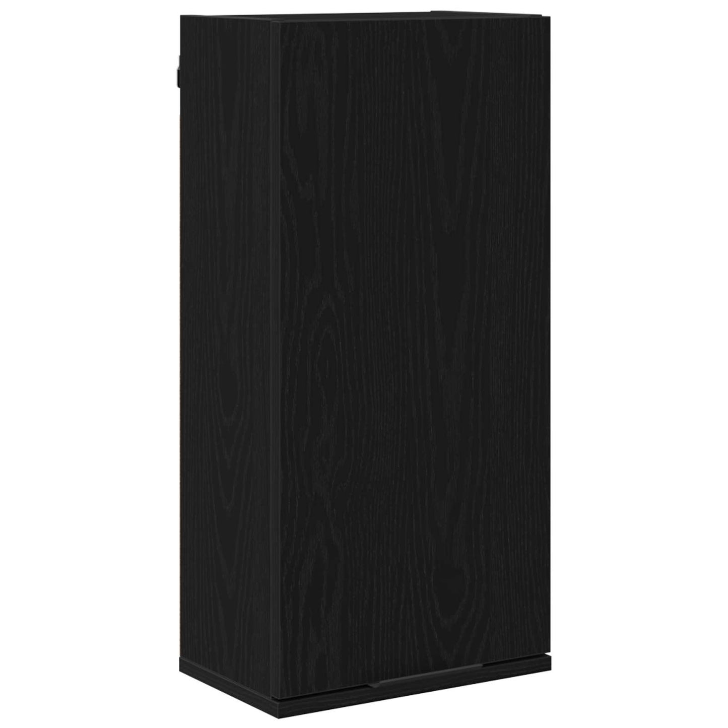 vidaXL Badezimmermöbel-Set 5 pcs Schwarz Eichen-Optik Holzwerkstoff
