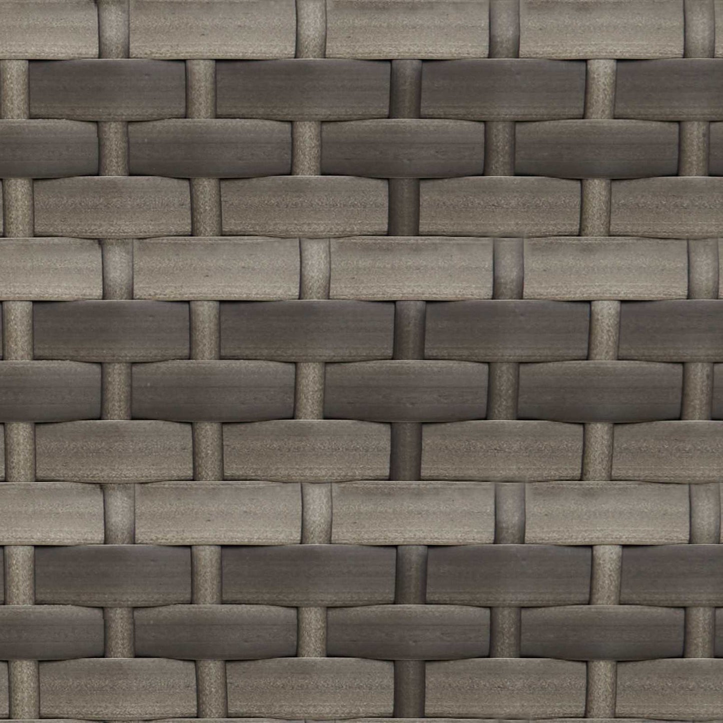 Garten-Sofaset mit Kissen 2 pcs Grau Polyrattan und Stahl