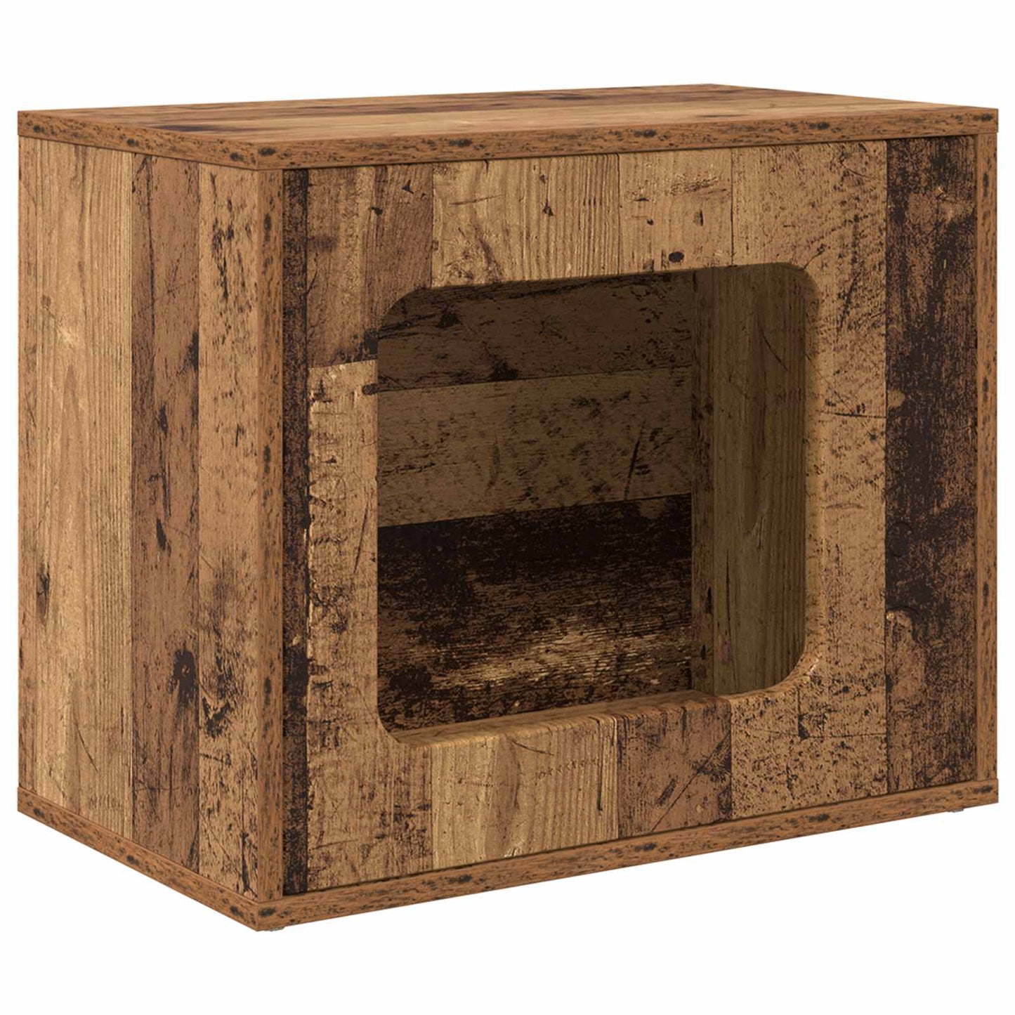 Katzenhaus Altholz 51 x 30 x 42,5 cm Holzwerkstoff