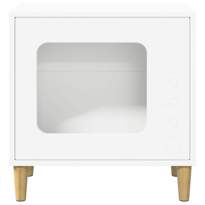 Katzenhaus Weiß 51 x 30 x 52 cm Holzwerkstoff