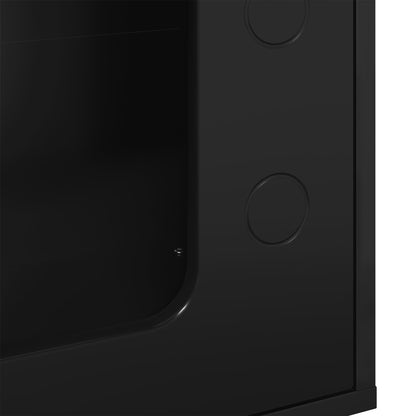 Katzenhaus Schwarz 51 x 30 x 52 cm Holzwerkstoff