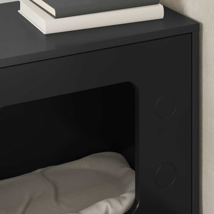 Katzenhaus Schwarz 51 x 30 x 52 cm Holzwerkstoff