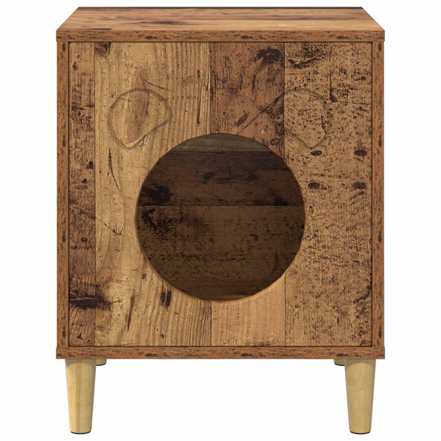 Katzenhaus Altholz 42,5 x 40 x 53 cm Holzwerkstoff