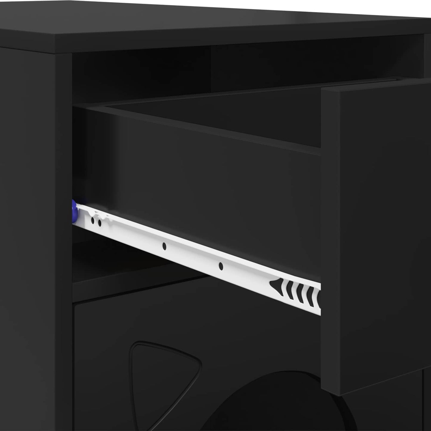 Katzenhaus Schwarz 72 x 42,5 x 70 cm Holzwerkstoff