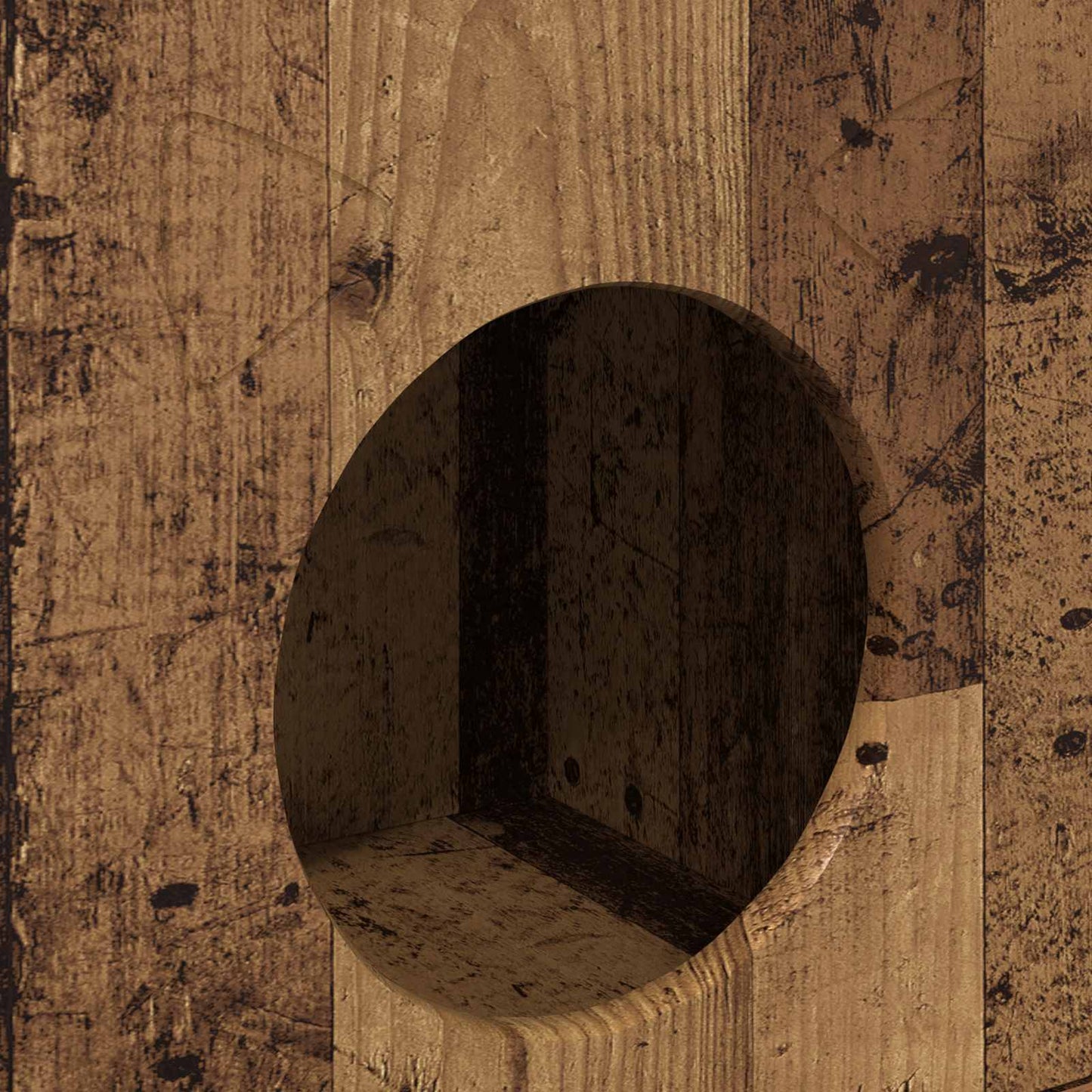 Katzenhaus Altholz 72 x 42,5 x 70 cm Holzwerkstoff